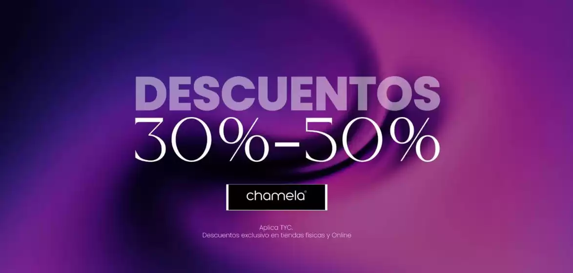 Catálogo Chamela | Descuentos 30% - 50% OFF | 2026-08-28T00:00:00.000Z - 2026-08-31T00:00:00.000Z