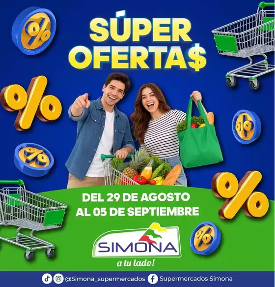 Catálogo Supermercados Simona | Ofertas Supermercados Simona | 2026-08-29T00:00:00.000Z - 2026-09-05T00:00:00.000Z