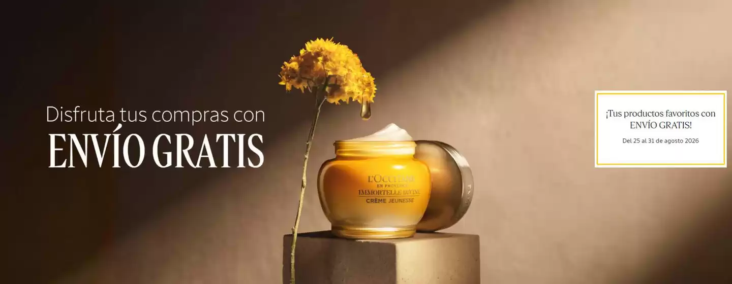 Catálogo L'Occitane | Tus productos favoritos con Envío Gratis | 2026-08-28T00:00:00.000Z - 2026-08-31T00:00:00.000Z