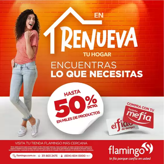 Catálogo Flamingo en Palmira | Gran variedad de ofertas | 2026-08-28T00:00:00.000Z - 2026-09-14T00:00:00.000Z
