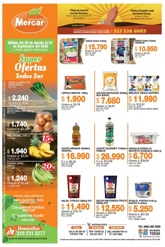 Catálogo Mercar | Mercar 15 agosto | 2026-08-29T00:00:00.000Z - 2026-09-02T00:00:00.000Z