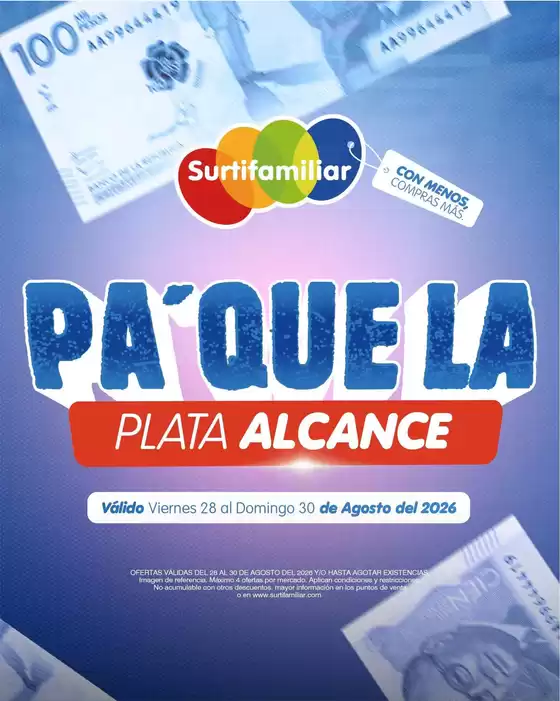 Catálogo Surtifamiliar | Nuestras mejores gangas | 2026-08-28T00:00:00.000Z - 2026-08-30T00:00:00.000Z