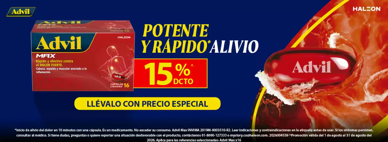 Catálogo Droguerías Colsubsidio | Ofertas especiales para ti | 2026-08-01T00:00:00.000Z - 2026-08-31T00:00:00.000Z