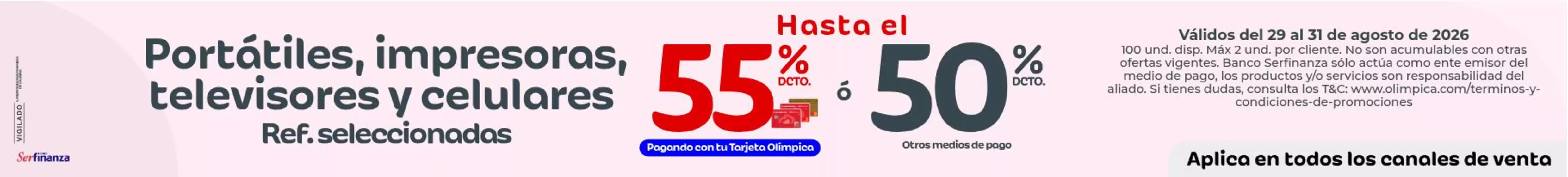 Catálogo Olímpica | Ahorra ahora con nuestras ofertas | 2026-08-29T00:00:00.000Z - 2026-08-31T00:00:00.000Z