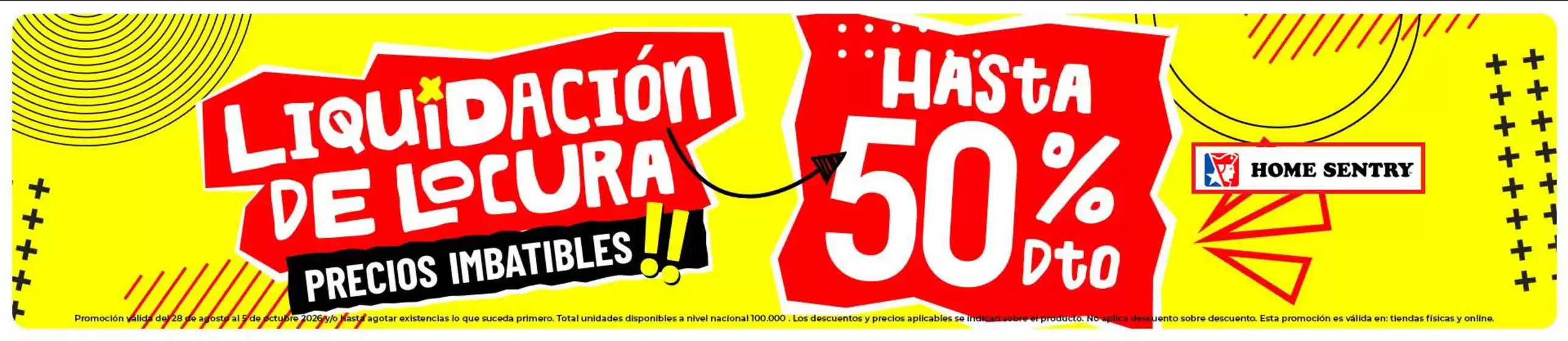 Catálogo Home Sentry | Hasta 50% OFF | 2026-08-31T00:00:00.000Z - 2026-10-05T00:00:00.000Z