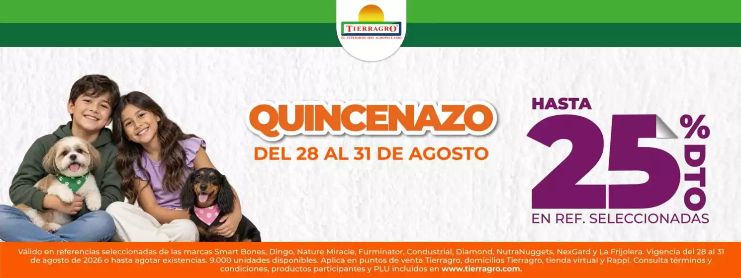 Catálogo Tierragro | Hasta 25% OFF | 2026-08-31T00:00:00.000Z - 2026-08-31T00:00:00.000Z