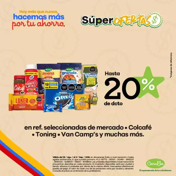 Catálogo Carulla | Descubre las Superofertas | 2026-08-31T00:00:00.000Z - 2026-09-03T00:00:00.000Z