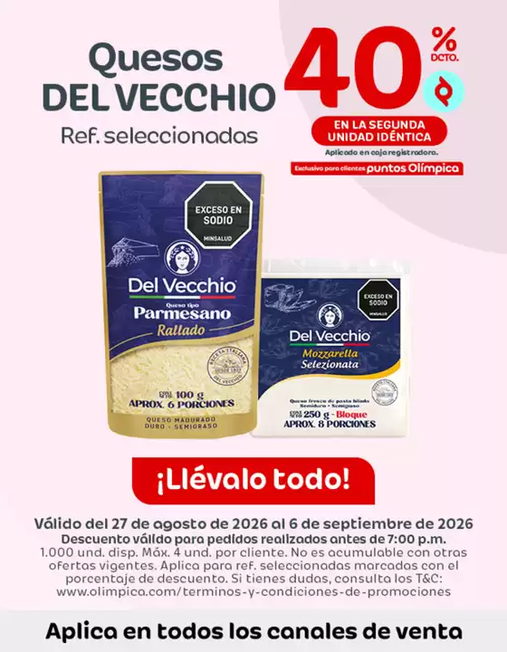 Catálogo Olímpica | Descuentos y promociones | 2026-08-27T00:00:00.000Z - 2026-09-06T00:00:00.000Z