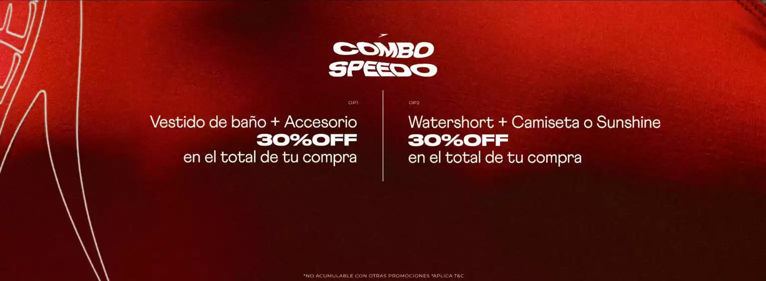 Catálogo Speedo en Mallama | Ofertas Especiales | 2026-09-01T00:00:00.000Z - 2026-09-06T00:00:00.000Z