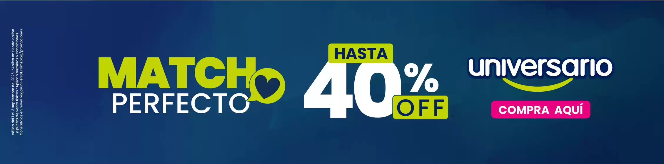 Catálogo Hogar Universal | Descuentos y promociones | 2026-09-01T00:00:00.000Z - 2026-09-03T00:00:00.000Z