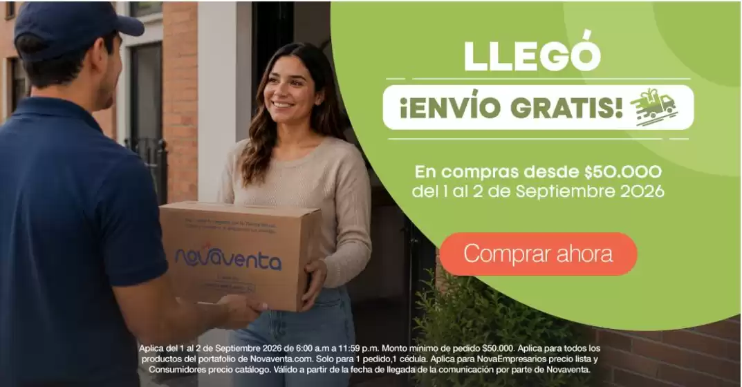 Catálogo Nova Venta | Excelente oferta para todos los clientes | 2026-09-01T00:00:00.000Z - 2026-09-02T00:00:00.000Z