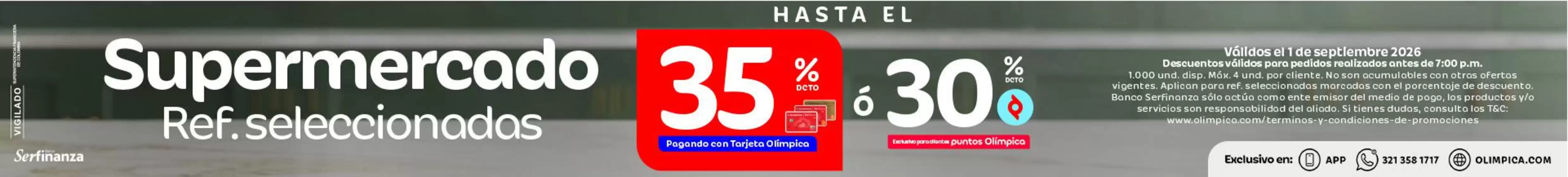 Catálogo Olímpica | Nuestras mejores ofertas para ti | 2026-09-01T00:00:00.000Z - 2026-09-01T00:00:00.000Z