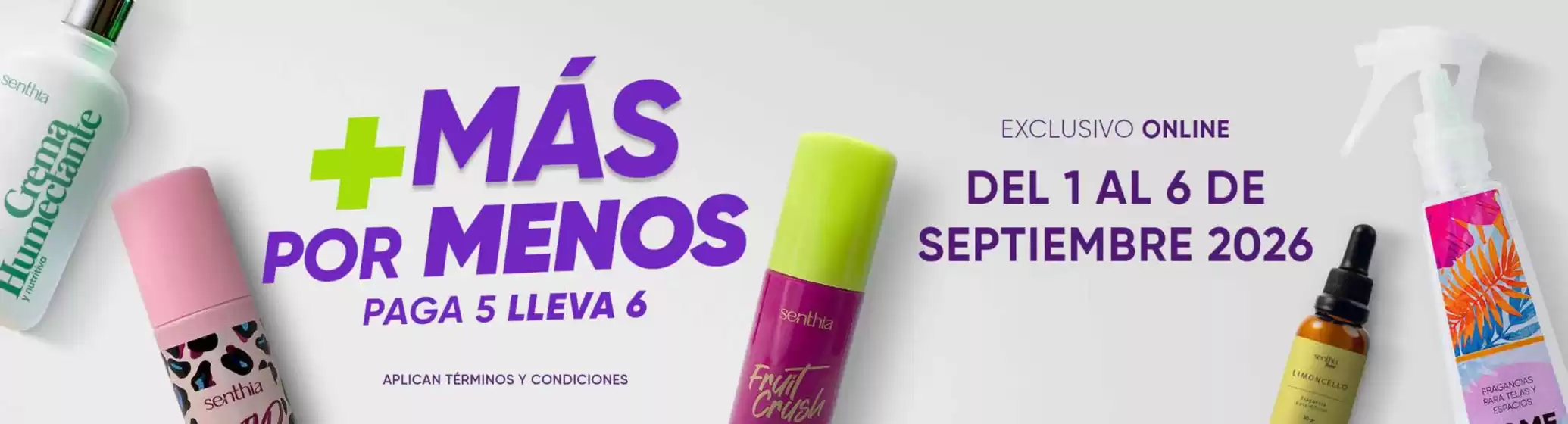 Catálogo Senthia en San José de Pare | Paga 5 Lleva 6 | 2026-09-02T00:00:00.000Z - 2026-09-06T00:00:00.000Z