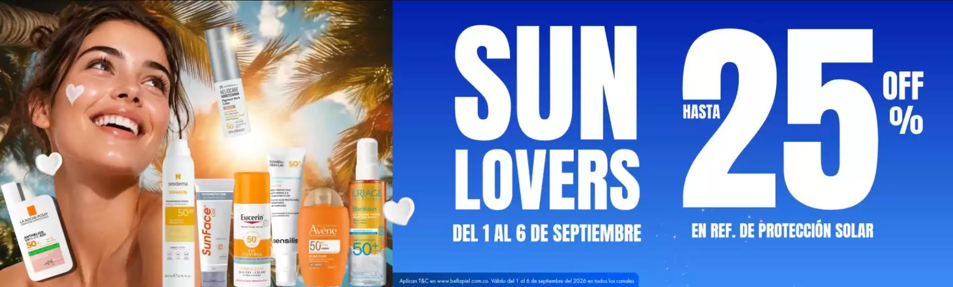 Catálogo Bella Piel | Skin, Sun Lovers 30% y 25% OFF | 2026-09-02T00:00:00.000Z - 2026-09-06T00:00:00.000Z