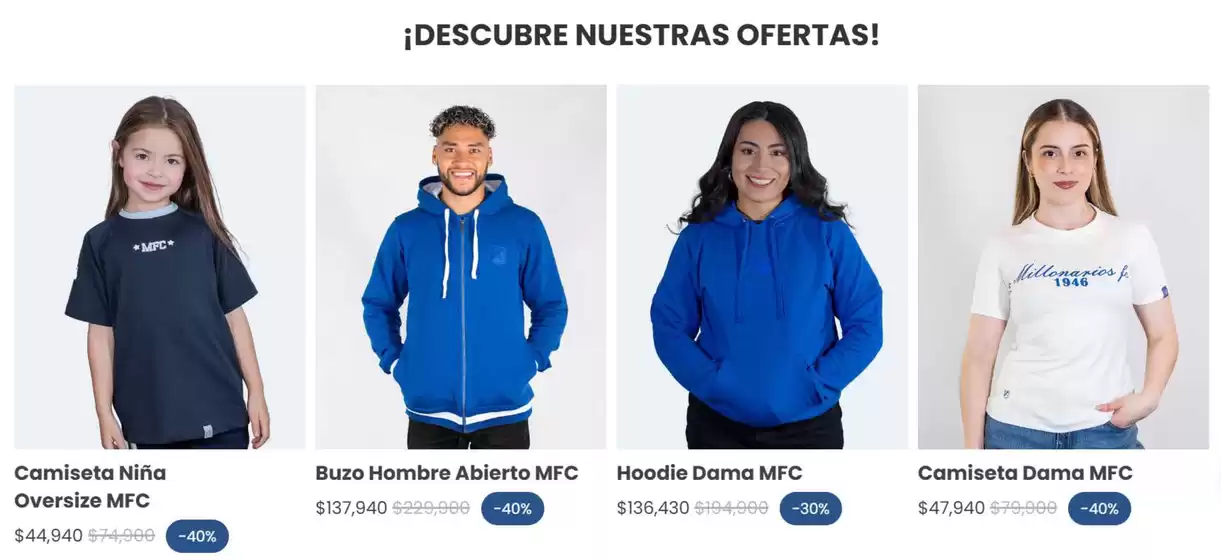 Catálogo Tienda Oficial Millonarios | Descubre Nuestras Ofertas | 2026-09-02T00:00:00.000Z - 2026-09-07T00:00:00.000Z