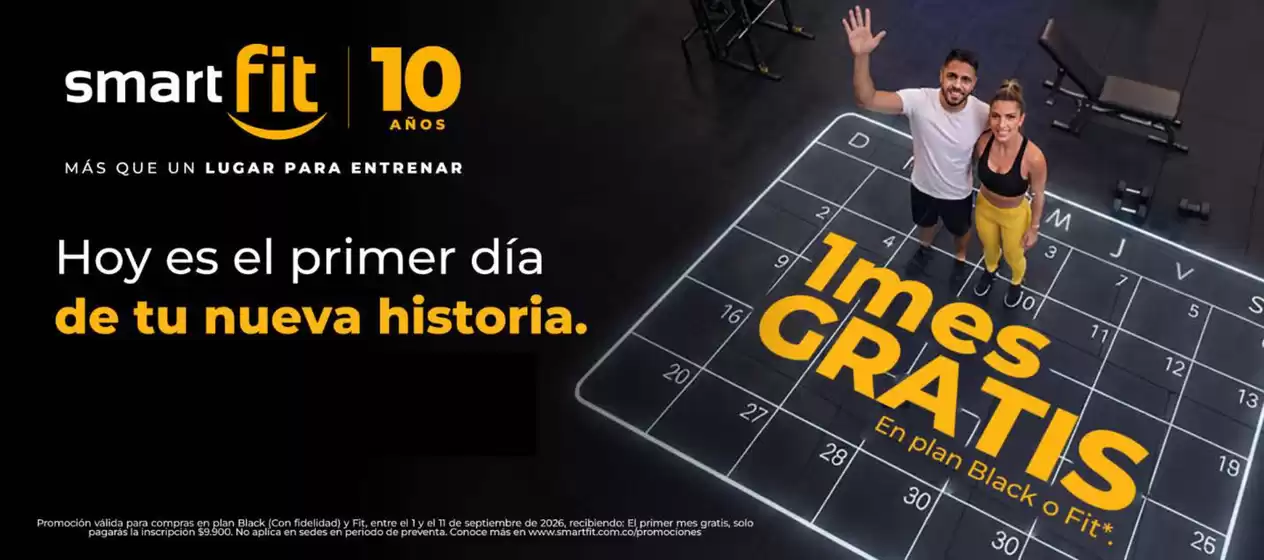 Catálogo Smart Fit en Pasto | Ofertas Especiales | 2026-09-02T00:00:00.000Z - 2026-09-11T00:00:00.000Z