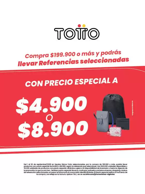 Catálogo Totto | Nuestras mejores ofertas para ti | 2026-09-01T00:00:00.000Z - 2026-09-30T00:00:00.000Z