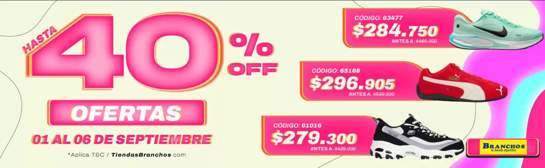 Catálogo Branchos | Hasta 40% OFF | 2026-09-02T00:00:00.000Z - 2026-09-06T00:00:00.000Z