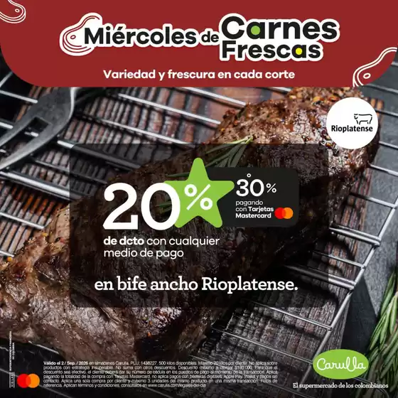Catálogo Carulla | Miércoles de Carnes | 2026-09-02T00:00:00.000Z - 2026-09-02T00:00:00.000Z