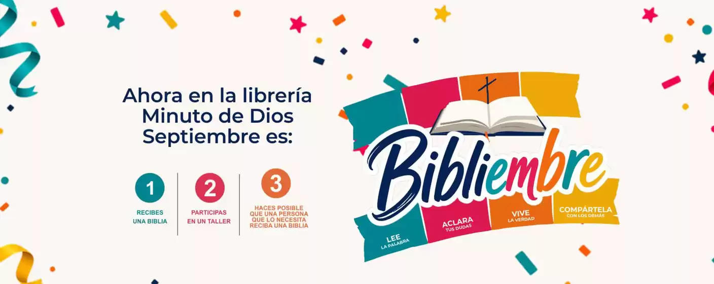 Catálogo Minuto de Dios | Ahora en la librería Minuto de Dios Septiembre es Bibliembre | 2026-09-03T00:00:00.000Z - 2026-09-30T00:00:00.000Z