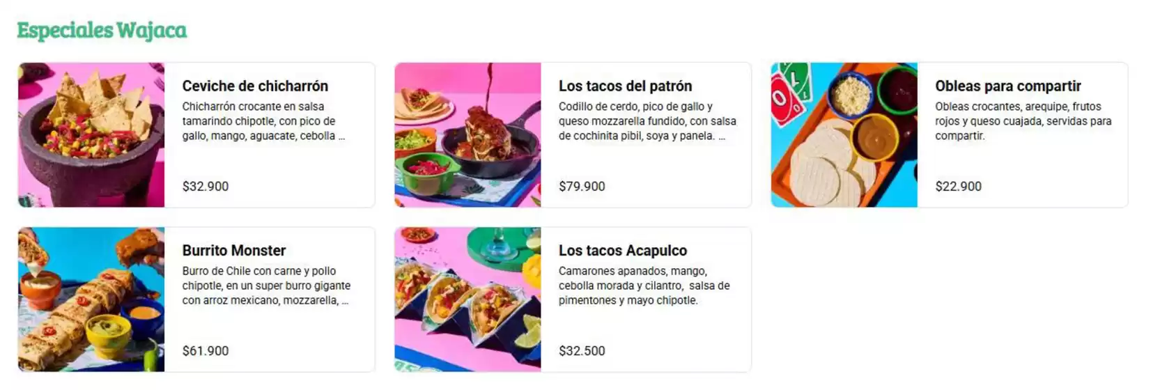 Catálogo Wajaca | Menu Especial y Promociones | 2026-09-03T00:00:00.000Z - 2026-09-30T00:00:00.000Z