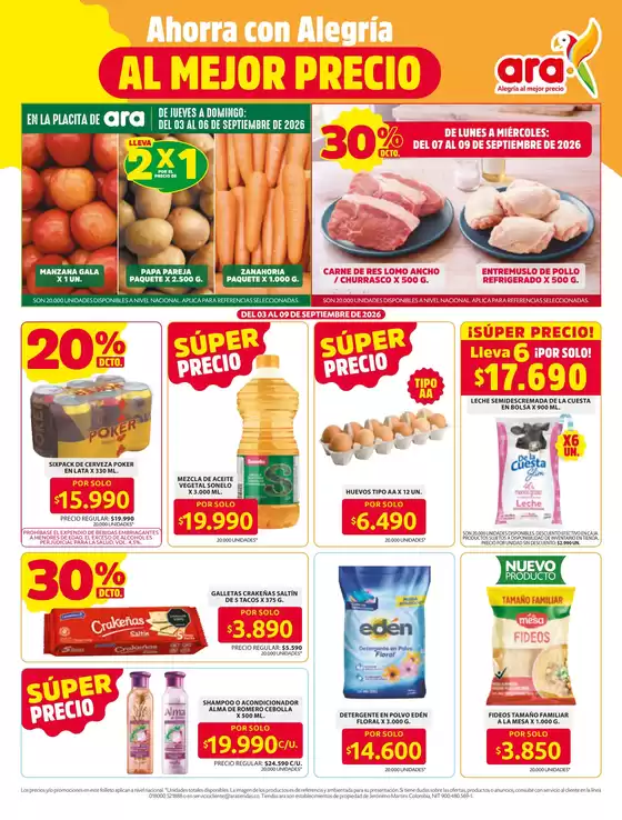Catálogo Ara | Ofertas Ara | 2026-09-03T00:00:00.000Z - 2026-09-09T00:00:00.000Z