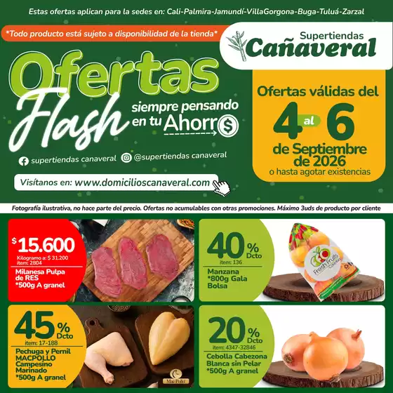 Catálogo Supertiendas Cañaveral | Volante Digital Flash del 4 al 6 de Septiembre de 2026 | 2026-09-04T00:00:00.000Z - 2026-09-06T00:00:00.000Z