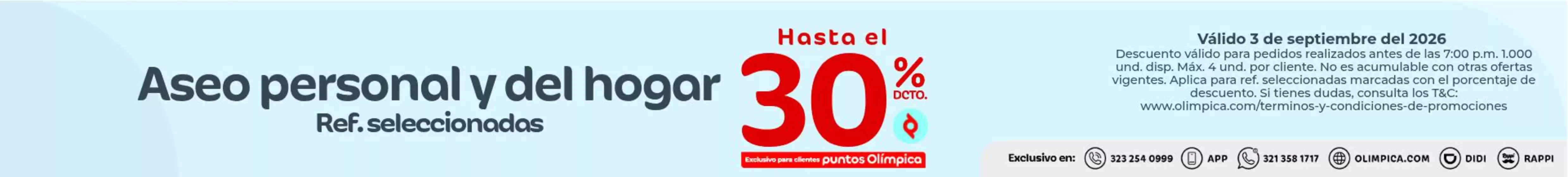 Catálogo Olímpica | Descubre ofertas atractivas | 2026-09-03T00:00:00.000Z - 2026-09-03T00:00:00.000Z