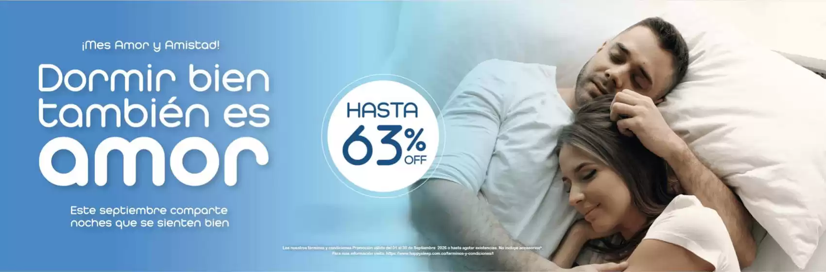 Catálogo Happy Sleep | Hasta 63% OFF | 2026-09-04T00:00:00.000Z - 2026-09-30T00:00:00.000Z