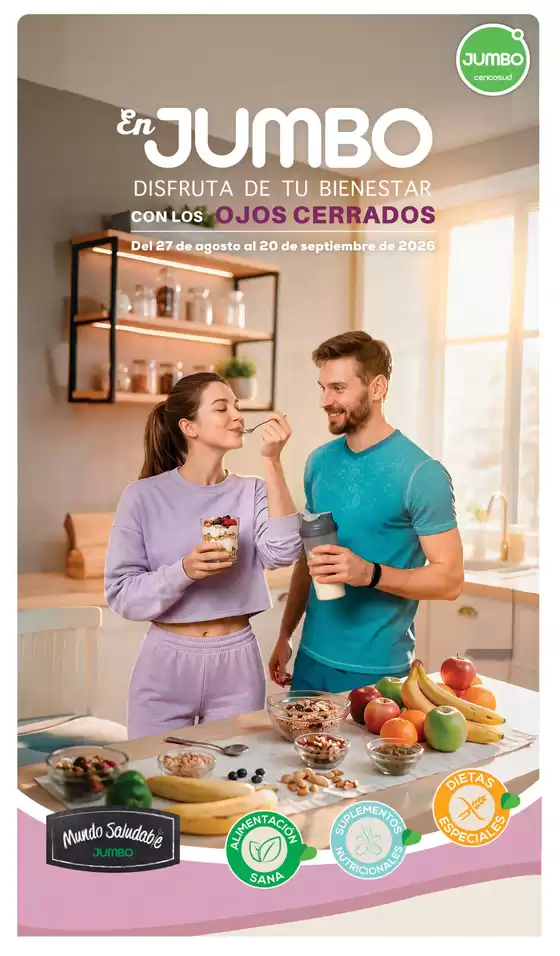 Catálogo Jumbo | JUMBO MUNDO SALUDABLE | 2026-08-27T00:00:00.000Z - 2026-09-20T00:00:00.000Z