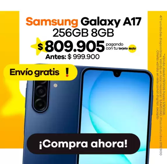 Catálogo Éxito | Nuevas ofertas para descubrir | 2026-09-01T00:00:00.000Z - 2026-09-05T00:00:00.000Z