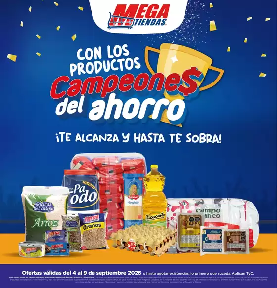 Catálogo MegaTiendas | Ofertas MegaTiendas | 2026-09-04T00:00:00.000Z - 2026-09-09T00:00:00.000Z