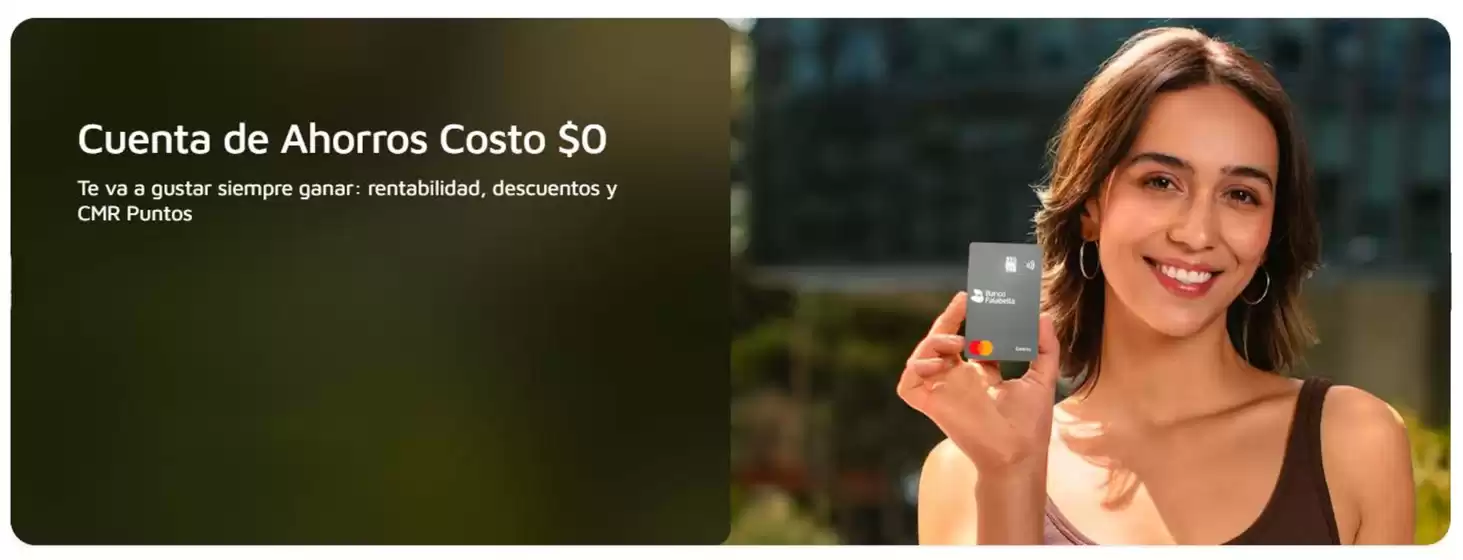 Catálogo Banco Falabella | Cuenta de Ahorros Costo $0 | 2026-09-04T00:00:00.000Z - 2026-09-30T00:00:00.000Z