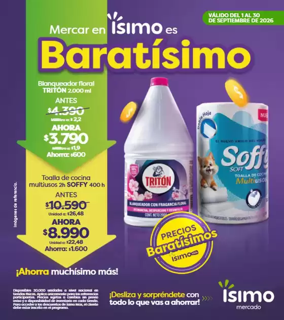 Catálogo Ísimo | Mercar en Ísimo es Baratísimo | 2026-09-04T00:00:00.000Z - 2026-09-30T00:00:00.000Z