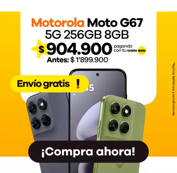 Catálogo Éxito | Ofertas principales para todos los cazadores de gangas | 2026-09-05T00:00:00.000Z - 2026-09-19T00:00:00.000Z