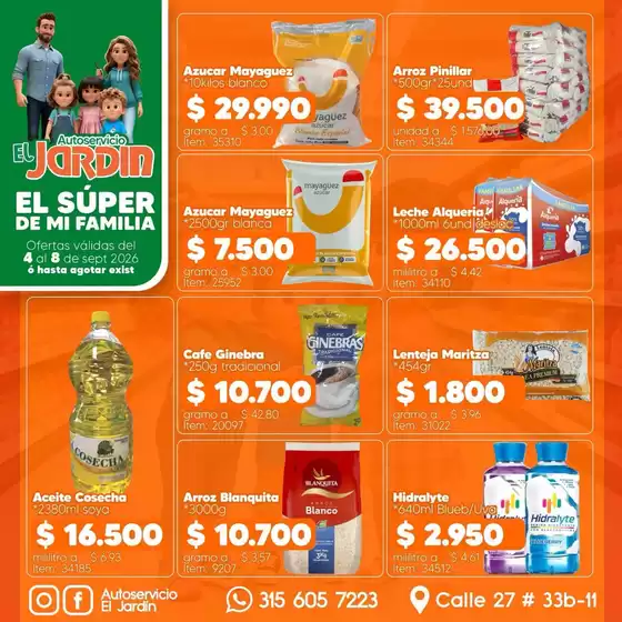 Catálogo Autoservicio El Jardín | Ofertas Autoservicio El Jardín | 2026-09-04T00:00:00.000Z - 2026-09-08T00:00:00.000Z