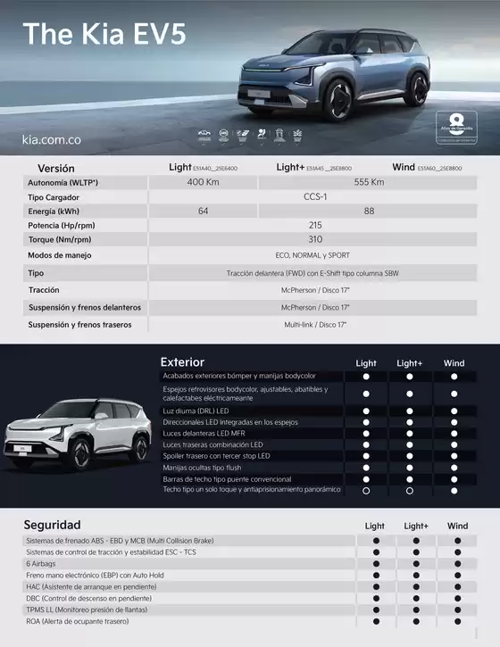Catálogo KIA | Kia ev5 | 2026-09-07T00:00:00.000Z - 2026-09-21T00:00:00.000Z