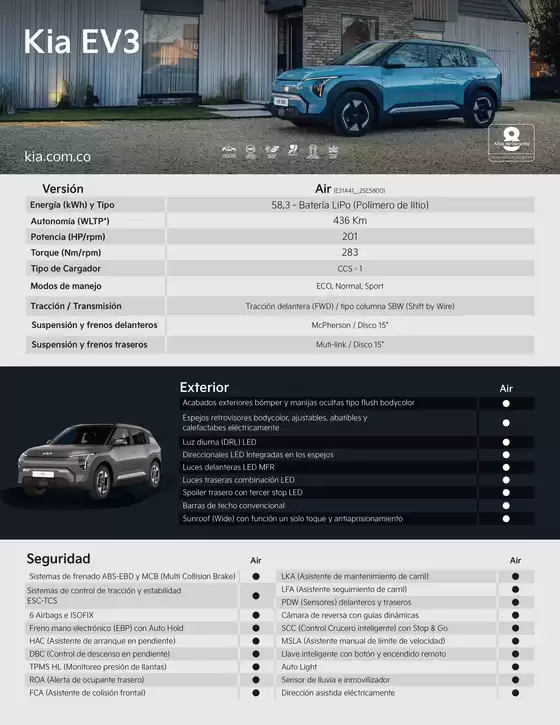 Catálogo KIA | Kia ev3 | 2026-09-07T00:00:00.000Z - 2026-09-21T00:00:00.000Z