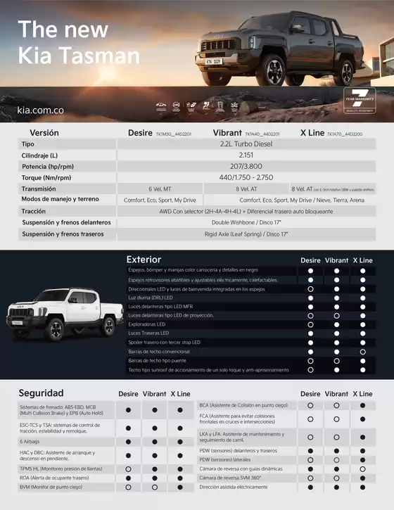 Catálogo KIA | Kia tasman | 2026-09-07T00:00:00.000Z - 2026-09-21T00:00:00.000Z