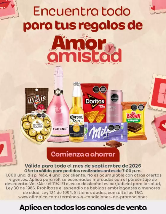 Catálogo Olímpica | Excelente oferta para todos los clientes | 2026-09-01T00:00:00.000Z - 2026-09-30T00:00:00.000Z