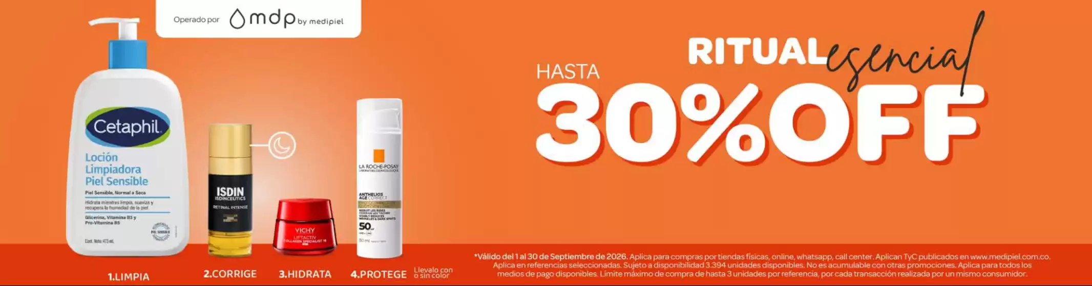 Catálogo Dermatológica | Ritual Esencial Hasta 30% OFF | 2026-09-08T00:00:00.000Z - 2026-09-30T00:00:00.000Z
