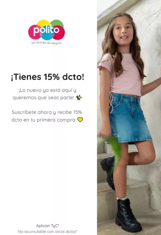 Catálogo Polito | Tienes 15% dcto | 2026-09-08T00:00:00.000Z - 2026-09-30T00:00:00.000Z