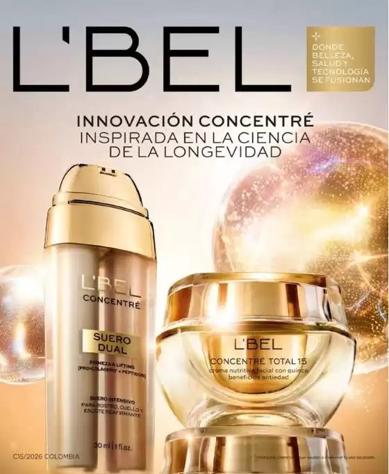 Catálogo L'bel | LBEL COLOMBIA C15 2026 | 2026-09-23T00:00:00.000Z - 2026-10-13T00:00:00.000Z