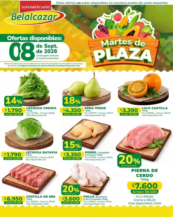 Catálogo Belalcazar en Puerto Parra | Ofertas Belalcazar | 2026-09-08T00:00:00.000Z - 2026-09-08T00:00:00.000Z