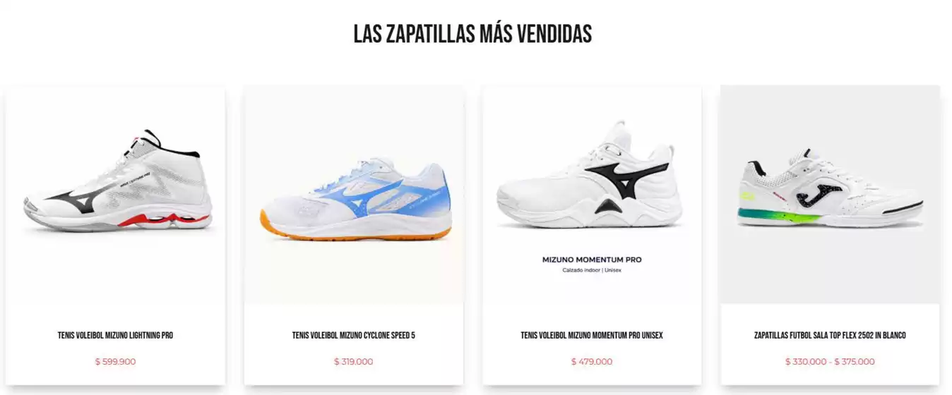 Catálogo FSS | Las zapatillas más vendidas | 2026-09-09T00:00:00.000Z - 2026-09-22T00:00:00.000Z