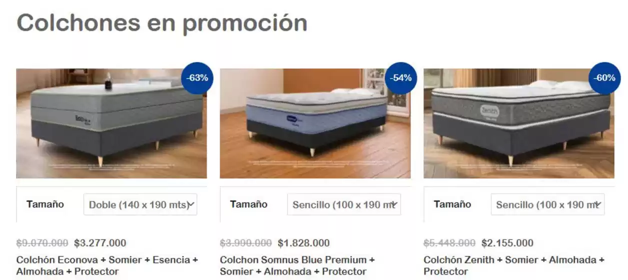 Catálogo Happy Sleep | Colchones en promoción | 2026-09-09T00:00:00.000Z - 2026-09-30T00:00:00.000Z