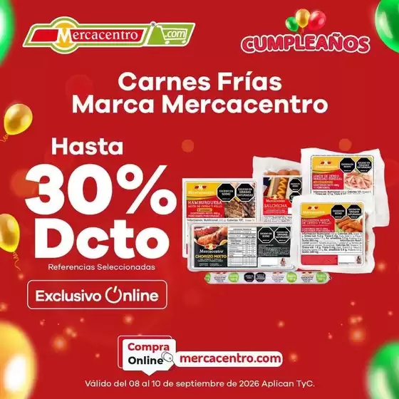Catálogo MercaCentro | Ofertas especiales atractivas para todos | 2026-09-08T00:00:00.000Z - 2026-09-10T00:00:00.000Z