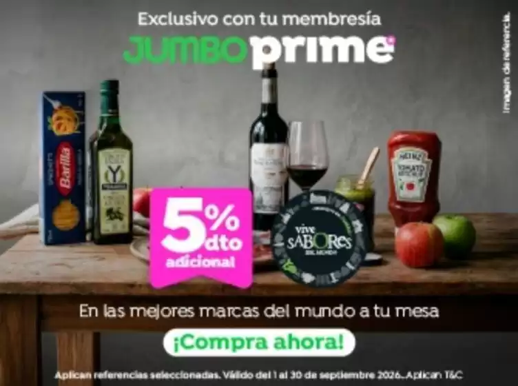 Catálogo Jumbo en Valledupar | Excelente oferta para todos los clientes | 2026-09-01T00:00:00.000Z - 2026-09-30T00:00:00.000Z
