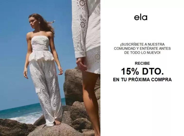 Catálogo ELA | Recibe 15% Dto. en tu próxima compra | 2026-09-10T00:00:00.000Z - 2026-09-30T00:00:00.000Z