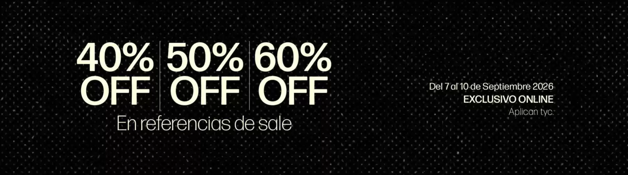Catálogo Tennis | 40% OFF, 50% OFF, y 60% OFF en referencias de sale | 2026-09-10T00:00:00.000Z - 2026-09-10T00:00:00.000Z